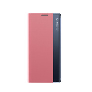 有朋（YouPeng）三星note9/note8手機殼翻蓋式保護套皮套全包邊防摔硅膠個(gè)性 三星note8粉色 側開(kāi)窗皮套
