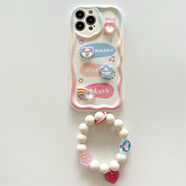 適用oppo reno9手機(jī)殼reno87654pro奶油紋a93s新女款A(yù)58x立體公仔 白色-漸變彩星云兔+掛鏈 OPPO R15