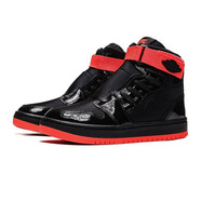 耐克（NIKE）女鞋夏季新款 AJ1 AIR JORDAN1運動高幫休閑籃球鞋 AV4052-006 黑紅 36