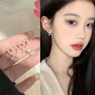 念芙仿珍珠耳夾耳環(huán)無耳洞女新款氣質(zhì)復(fù)古高級(jí)蚊香盤耳夾甜美可愛無痛 耳夾【珍珠愛心】