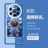 小寸心 華為mate40pro手機殼 mate40保護套pro+全包防摔新款潮牌透明天使眼卡通軟殼 Mate40Pro+【梵星宇航員】
