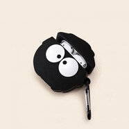 例米適用QCY T10保護套新款T8s套防摔qcy藍牙硅膠保護殼qcyt10倉軟殼 QCY T8/T8s保護套【黑煤球】收藏加購優(yōu)先發(fā)