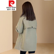 皮爾卡丹（pierre cardin）春秋歐貨風(fēng)衣夏季女裝2023短外套中年女士中長(cháng)防曬衣針織 卡其色風(fēng)衣【專(zhuān)柜洋氣質(zhì) S