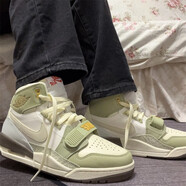 耐克（NIKE）Air Jordan AJ312 龍年蛇年限定白綠高幫復古男女休閑運動籃球鞋  FD9909-111 38