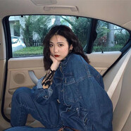 愷吉銳牛仔連體褲女新款春網(wǎng)紅工裝洋氣哈倫小腳褲韓版寬松連體衣潮 連體長褲 高質(zhì)量收藏關(guān)注店鋪送小禮物 L