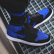 耐克（NIKE）男女鞋AJ1 AIR JORDAN 1 AJ1運(yùn)動(dòng)鞋舒適緩震經(jīng)典籃球鞋 919702-919704-006 皇家藍(lán)編織 35.5
