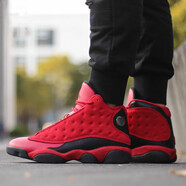 耐克（NIKE）男鞋Air Jordan 13 AJ13緩震籃球鞋運動鞋888164-601 888164-601 紅色 42.5
