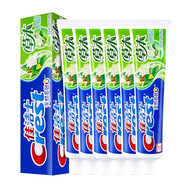 佳潔士牙膏含氟鹽白防蛀去口氣清新草木水晶薄荷香型家庭裝 草木水晶90克*6 佳潔士牙膏