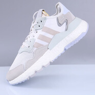 阿迪達(dá)斯 （adidas）三葉草NITE JOGGER BOOST 女子緩震運動休閑跑步鞋EG9199 EG9197「淡藍(lán)色」 36.5 (225mm)