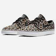 耐克（NIKE）男女鞋新款SB 低幫耐磨滑板鞋運動(dòng)休閑鞋 DA7074-200豹紋 40