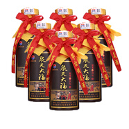 泉天大福貴州省茅臺鎮醬香型白酒泉天大福窖藏老酒53度 53度 500mL 6瓶
