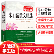 朱自清散文精選 青少年版 無障礙閱讀學(xué)生版 七八九年級中學(xué)生課外閱讀 中小學(xué)生課外閱讀書籍