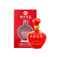 額河新疆阿勒泰額河老窖52度白酒送禮高度純糧濃香型紅瓶接待酒 52%vol 500mL 1瓶 紅瓶