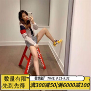 耐克（NIKE）新款男鞋女鞋Air Jordan  AJ1 高幫飛線(xiàn)編織舒適運動(dòng)休閑鞋 852542-BQ6931-700白橙紫金湖人 36