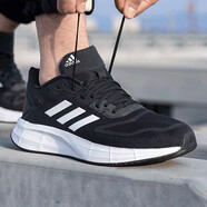 阿迪達(dá)斯 （adidas）男鞋2025夏季新款低幫輕便運(yùn)動(dòng)鞋休閑鞋跑步鞋慢跑鞋 GW8336黑白 40 (245mm)