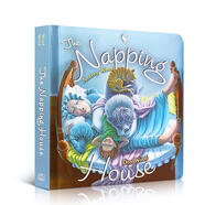 英文原版進(jìn)口 The Napping House board book打瞌睡的房子 兒童啟蒙英語(yǔ)繪本 廖彩杏吳敏蘭書(shū)單紙板書(shū) 0-4歲故事書(shū)