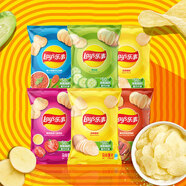樂(lè)事（Lay's）薯片混合口味75g*6包450g 休閑零食 百事食品