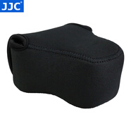 JJC 相機(jī)內(nèi)膽包 保護(hù)收納套 適用于佳能EOS R7 R10+18-45mm M6 M100 M3 M200 M10 徠卡Q3 微單配件 OC-C2中號(hào) 黑色