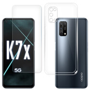 拓蒙 oppo手機(jī)殼K9/s/pro保護(hù)套K7/x全包防摔硅膠殼K5/3/1后背軟套適用于0PP0 OPPOK7x/PERM00 手機(jī)殼透明套-只有殼(環(huán)保材料，無異味）