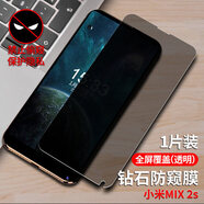 小米mix2s鋼化膜防偷竊max2s全屏覆蓋MX2s手機(jī)摸mx2s屏xiaomi防摔 小米MIX2S-【1片裝30°防窺膜】全屏玻璃 小米MIX2s