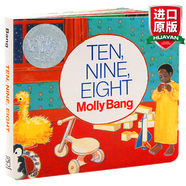英文原版 十九八 Ten, Nine, Eight 廖彩杏書單 凱迪克銀獎 睡前故事紙板書 全英文版