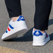 阿迪達(dá)斯 （adidas）板鞋男鞋2025秋季新款輕便透氣休閑鞋低幫緩震運(yùn)動(dòng)鞋小白鞋 HP9424 44.5