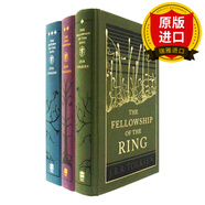 英文原版 指環(huán)王3冊 The Lord Of The Rings 英文版 金/銀/銅箔封面精裝版 進口原版書籍