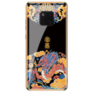 邁琪數(shù)碼（Maqi Star） 華為mate30 pro手機殼電鍍玻璃20pro中國風(fēng)男款保護套適用 華為mate20pro-富貴祥龍