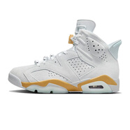 耐克（NIKE）  Air Jordan 6 AJ6 灰金色 高幫復(fù)古籃球鞋 DQ4914-074 38