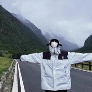 沖鋒.衣男女三合一可拆卸秋冬季加厚外套防風防水戶外情侶登山服 2368-XNY男白三合一=外套+水貂絨 S