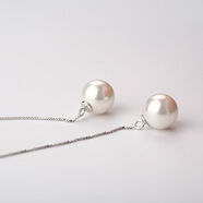 耳釘女紅色愛(ài)心耳線(xiàn)長(cháng)款心形耳環(huán)韓版可愛(ài)耳鏈流蘇心形耳墜88 珍珠耳線(xiàn)