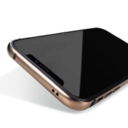 方哲【德國工藝】iphonex手機殼金屬邊框蘋果x超薄鋁材xs抗震防摔散熱xsmax個性男女款 金色【蘋果xsmax】