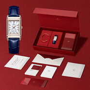 世爵（SEGET）品牌方形手表女表優(yōu)雅鑲鉆貝母盤(pán)女士腕表輕奢高級感情人節禮物 91892LT-深藍色表帶禮盒套裝