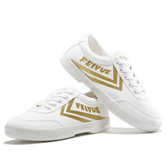 飛躍（Feiyue）帆布鞋經(jīng)典小白鞋男鞋女鞋情侶款舒適透氣休閑運(yùn)動鞋潮流板鞋子男 白金 41