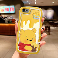 佩諾蘋果6s plus手機(jī)殼 iPhone6s/6保護(hù)套plus卡通可愛男女款磨砂硅膠軟外殼黑神話悟空磨砂保護(hù)殼 6p/6Splus大波浪天宇蜜罐維尼熊