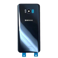 適用于三星S8 S8+原玻璃后蓋G9550 9500電池蓋手機后殼玻璃后屏 s8 后蓋 藍