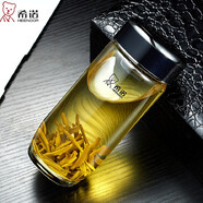 希諾（HEENOOR）單層玻璃杯男士大容量高檔水杯加厚車載便攜帶濾網(wǎng)泡茶杯子鵝蛋杯