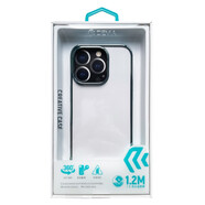 DEVIA迪沃 透明全包流金電鍍手機殼 適用于蘋(píng)果iPhone 14系列 淡藍色 蘋(píng)果14 Pro Max