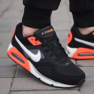 耐克（NIKE）新款男鞋秋季AIRMAX氣墊舒適緩震透氣運動(dòng)休閑鞋跑步鞋CD4165-001 580518-016/AIR MAX 黑紅 42.5