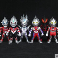 歐布初代迪迦賽文羅布奧特曼打怪獸生日蛋糕烘焙裝飾擺件兒童玩具Q版羅布玩具 捷德賽羅泰羅 【大號一代奧特曼 全6款】