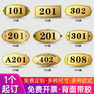 范范青蘿門牌號(hào) 出租屋門牌定制 數(shù)字牌 號(hào)碼牌辦公室牌樓層牌 標(biāo)牌定做 H8 【號(hào)碼拍下備注或發(fā)給客服】 15cm*7cm
