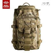 MAXGEAR  X7戰(zhàn)術雙肩包 男軍迷彩戶外運動休閑時尚個性旅游旅行登山背包 魔蝎迷彩