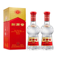 劍南春水晶劍 白酒 口感 濃香型 含禮袋 52度 500mL 2瓶