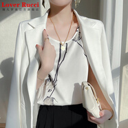 LOVER RUCCI法國真絲吊帶背心女內(nèi)搭外穿無袖上衣夏季桑蠶絲圓領印花打底衫 A83 3XL