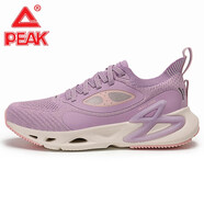匹克跑步鞋女悅跑8代2025年春夏季網(wǎng)面透氣緩震回彈休閑慢跑鞋系列 淡紫 35