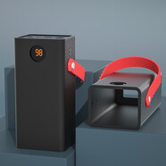 炫戴表帶適用羅馬仕充電寶保護套PEA57移動(dòng)電源30000/40000/57000毫安保護殼硅膠pea30 黑色·手提【57000】