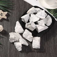 唯誠天然粉紫白黃黑綠水晶原石碎石無火香薰原石水晶擴(kuò)香石水晶原料 白松石原石200克