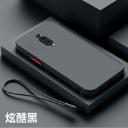 龍小幺Redmi紅米K20Pro手機殼M1903F11A保護套K2OPor新款K20Pr0全包男女款液態(tài)硅膠超薄軟殼個性簡約外殼 親膚-紳士黑色送手繩 紅米K20Pro