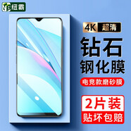 紐霸 適用紅米note9鋼化膜4G/5G版小米Redmi全玻璃手機膜抗藍光保護膜磨砂防指紋防爆貼膜 電競順滑磨砂膜2片裝 紅米Note9 4G
