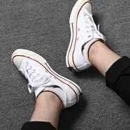 匡威（Converse）1970s帆布鞋經(jīng)典三星標男鞋女鞋休閑時(shí)尚百搭運動(dòng)鞋板鞋162050C 162065C 白色【低幫1970s】 35